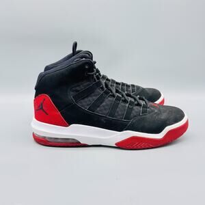 Nike Jordan Shoes Youth 6 Black Red White Max GS High Top Basketball Sneakers